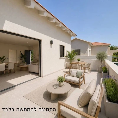 להשכרה בכרכור דירת גג חדשה